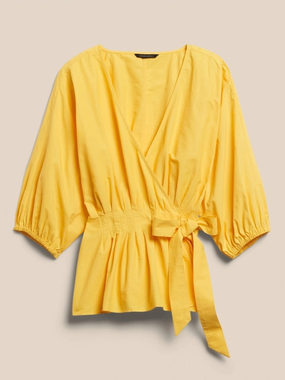 NWT Banana Republic Bright Wrap Top Size M